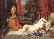 Jean Auguste Dominique Ingres, Oadlisque with Female Slave (mk04)